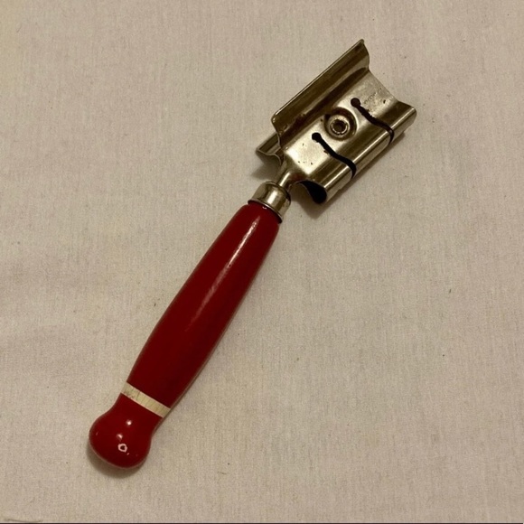 Red Handle Knife Sharpener Made in the USA by Ecko A & J Vintage - Picture 2 of 7